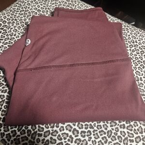 Lululemon Burgundy Eggplant Leggings